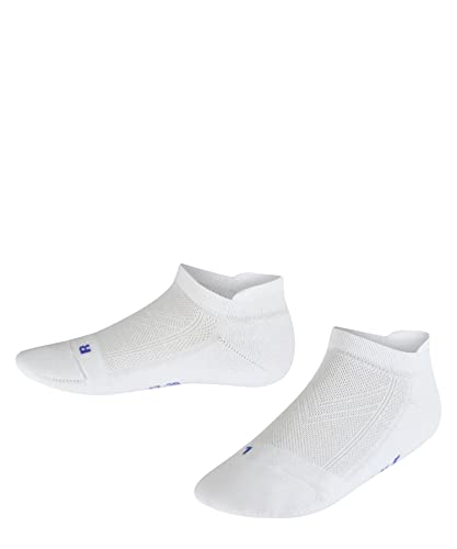 FALKE Unisex Kinder Sneakersocken Cool Kick Sneaker K SN weich atmungsaktiv schnelltrocknend kurz einfarbig 1 Paar, Weiß (White 2000), 27-30 von FALKE