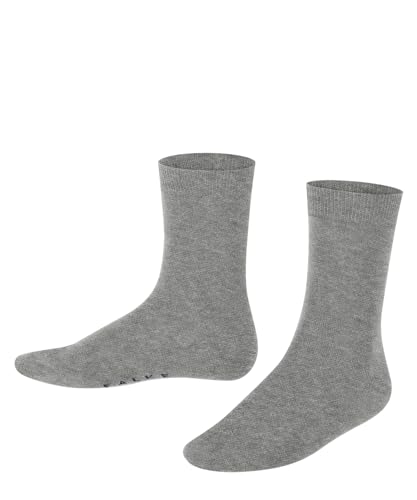FALKE Unisex Kinder Socken Cotton Finesse K So Baumwolle einfarbig 1 Paar, Grau Concrete Melange 3615, 27-30 FALKE Unisex Kinder Socken Cotton Finesse K So Baumwolle einfarbig 1 Paar, Grau Concrete Melange 3615, 27-30 von FALKE