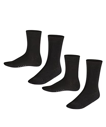 FALKE Unisex Kinder Socken Happy 2-Pack K SO Baumwolle einfarbig 2 Paar, Mehrfarbig (Sortiment 0010), 39-42 von FALKE