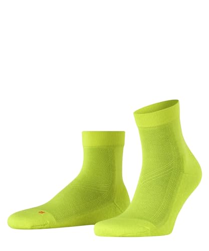 FALKE Unisex Socken Cool Kick U SSO weich atmungsaktiv schnelltrocknend einfarbig 1 Paar, Gelb (Lightning 1325) neu - umweltfreundlich, 42-43 von FALKE