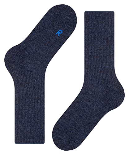 FALKE Unisex Socken Walkie Ergo U SO Wolle einfarbig 1 Paar, Blau (Jeans 6670), 44-45 von FALKE