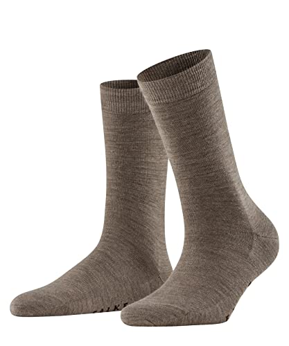 FALKE Damen Socken Softmerino W So Wolle Baumwolle einfarbig 1 Paar, Braun Pebble 5810, 37-38 FALKE Damen Socken Softmerino W So Wolle Baumwolle einfarbig 1 Paar, Braun Pebble 5810, 37-38 von FALKE