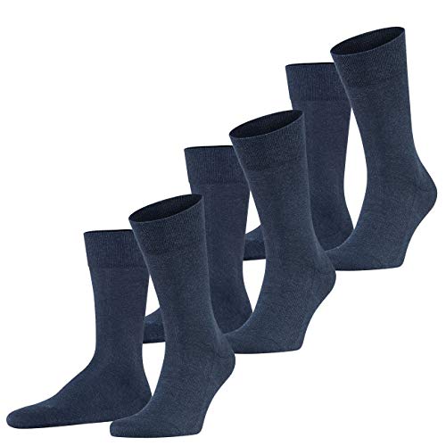 FALKE Herren Functional Socken London 3er Pack, Größe:43-46;Farbe:Navyblue Melange (6490) von FALKE