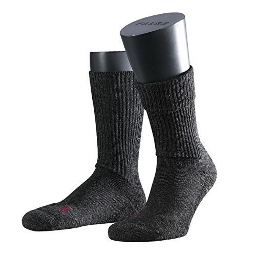 FALKE Unisex Socken Walkie 2er Pack, Größe:44/45;Farbe:anthracite melange von FALKE