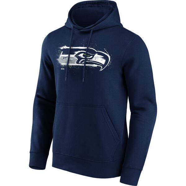 FANATICS Herren Kapuzensweat Seattle Seahawks Splatter Crest Graphic Hoodie von FANATICS