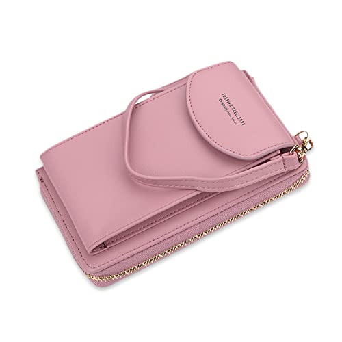 FANDARE Umhängetasche Damen Schultertaschen Geldbörse Leichte Handy-Brieftasche Crossbody Bag für Mädchen Einkaufen Party Schule Reise Unterarmtasche Wasserdicht PU Dunkelpink FANDARE Umhängetasche Damen Schultertaschen Geldbörse Leichte Handy-Brieftasche Crossbody Bag für Mädchen Einkaufen Party Schule Reise Unterarmtasche Wasserdicht PU Dunkelpink von FANDARE