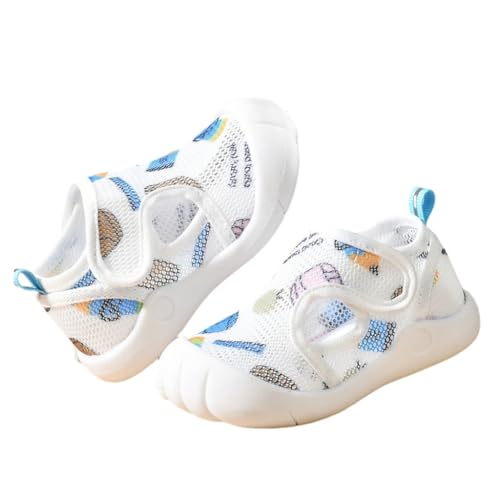 FANSU Baby Schuhe für Junge Mädchen, Anti-Rutsch Krabbelschuhe Baby Weich Kinder Lauflernschuhe Babyschuhe Flach Baby Sneaker rutschfeste für Baby 6-36 Monate von FANSU