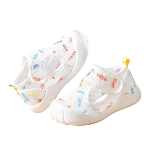 FANSU Baby Schuhe für Junge Mädchen, Anti-Rutsch Krabbelschuhe Baby Weich Kinder Lauflernschuhe Babyschuhe Flach Baby Sneaker rutschfeste für Baby 6-36 Monate von FANSU