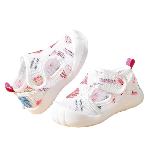 FANSU Baby Schuhe für Junge Mädchen, Anti-Rutsch Krabbelschuhe Baby Weich Kinder Lauflernschuhe Babyschuhe Flach Baby Sneaker rutschfeste für Baby 6-36 Monate von FANSU