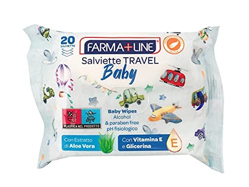 Farmaline Tücher 20 Stück Baby Aloe von FARMA+LINE