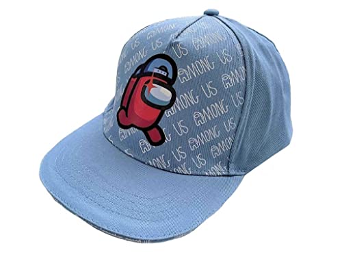 FASHION UK Among Us Basecap Cap Kappe Baseball (as3, Numeric, Numeric_54, hellblau) von FASHION UK