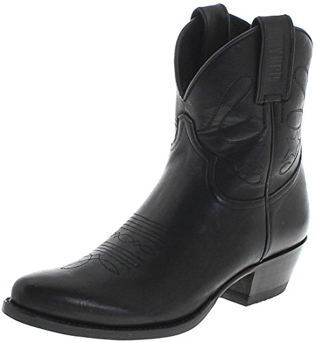 Mayura Boots Damen Cowboy Stiefel 2374 Negro Lederstiefelette Lederschuhe Schwarz 38 EU von FB Fashion Boots
