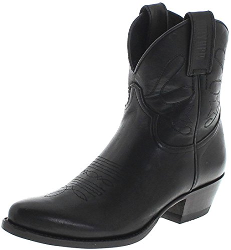 Mayura Boots Damen Cowboy Stiefel 2374 Negro Lederstiefelette Lederschuhe Schwarz 41 EU von FB Fashion Boots