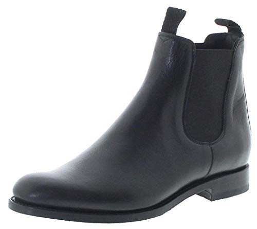 Sendra Boots Damen Chelsea Boots 12234 Marron Lederstiefelette Schwarz 36 EU von FB Fashion Boots