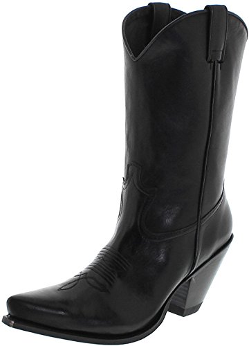 Sendra Boots Damen Cowboy Stiefel 15422 Negro Lederstiefel Westernstiefel Schwarz 36 EU Sendra Boots Damen Cowboy Stiefel 15422 Negro Lederstiefel Westernstiefel Schwarz 36 EU von FB Fashion Boots