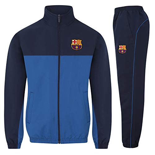 FC Barcelona - Jungen Trainingsanzug - Jacke & Hose - Offizielles Merchandise - Geschenk für Fußballfans - Reflexblau - 10-11 Jahre von Barcelona