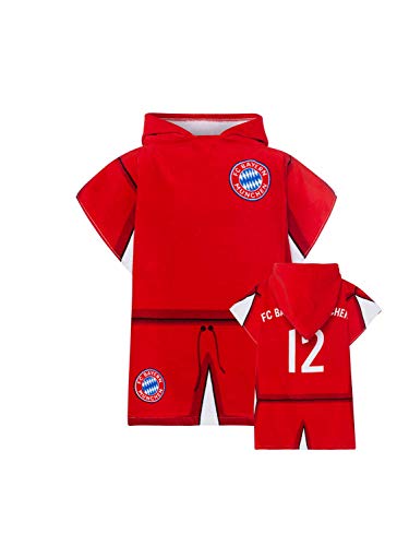 FC Bayern München Kinder Baby-Poncho Handtuch von FC Bayern München