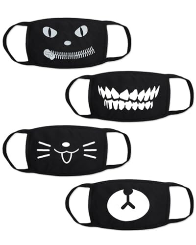 FDCGAS 4 Stück anime mask,Waschbar Mundschutz Maske Mask Stoffmaske Mundmaske Baumwollmaske Anime Cartoon Mundschutz Emotionsmaske mit Motiv Staubdichte Mode Baumwolle Anti-Staub Wiederverwendbare FDCGAS 4 Stück anime mask,Waschbar Mundschutz Maske Mask Stoffmaske Mundmaske Baumwollmaske Anime Cartoon Mundschutz Emotionsmaske mit Motiv Staubdichte Mode Baumwolle Anti-Staub Wiederverwendbare von FDCGAS
