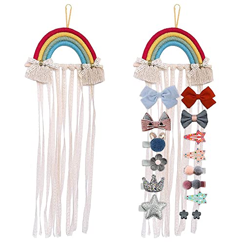 Halter Für Regenbogen Haarspangen, Haarspangen Halter, Haarspange Organizer, Regenbogen-Wandbehang Haarschmuck Lagerung Für Haarnadelaufbewahrung Für Mädchen In Schlafzimmer Und Bad Halter Für Regenbogen Haarspangen, Haarspangen Halter, Haarspange Organizer, Regenbogen-Wandbehang Haarschmuck Lagerung Für Haarnadelaufbewahrung Für Mädchen In Schlafzimmer Und Bad von FDDU