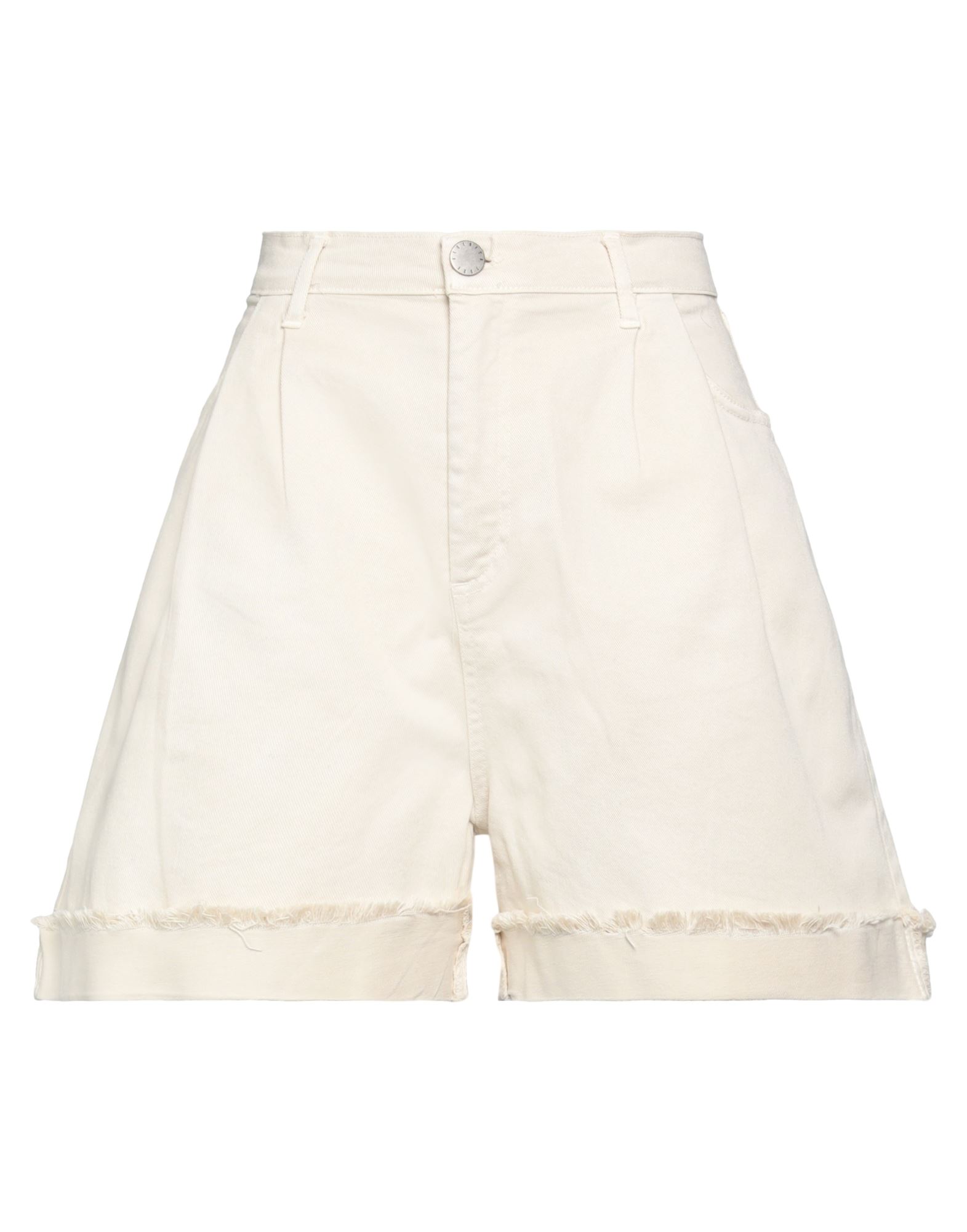 FEDERICA TOSI Jeansshorts Damen Elfenbein von FEDERICA TOSI