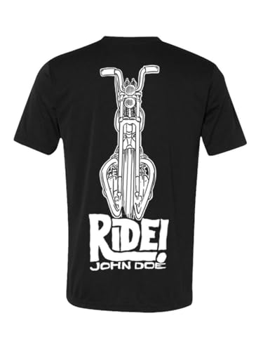 John Doe Ride Black T-Shirt L von FEIDT