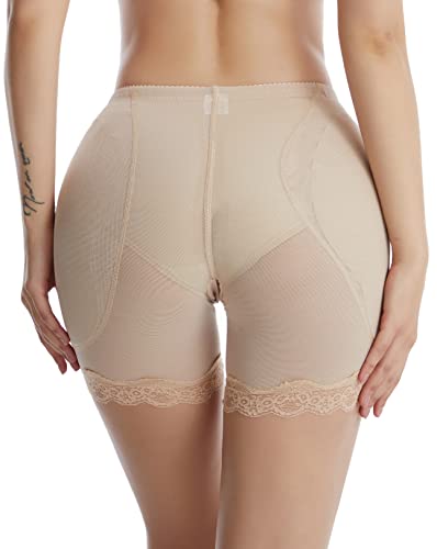 FEOYA Damen Butt Lifter Push-up Panties Miederslip mit Bauch-Weg-Effekt Miederpants String Mieder Butt Lifter Shaper figurenformend Shapewear -XXL von FEOYA