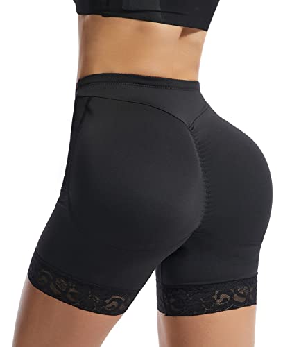 FEOYA Damen Unterhose Butt Lifter Push Up Höschen Miederpants Gepolstert Enhancer Panty Padded Miederhose Shapewear Miederslip Hohe Taille - 3XL von FEOYA