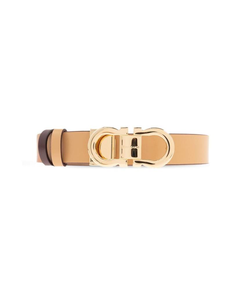 FERRAGAMO Gürtel Damen Beige von FERRAGAMO