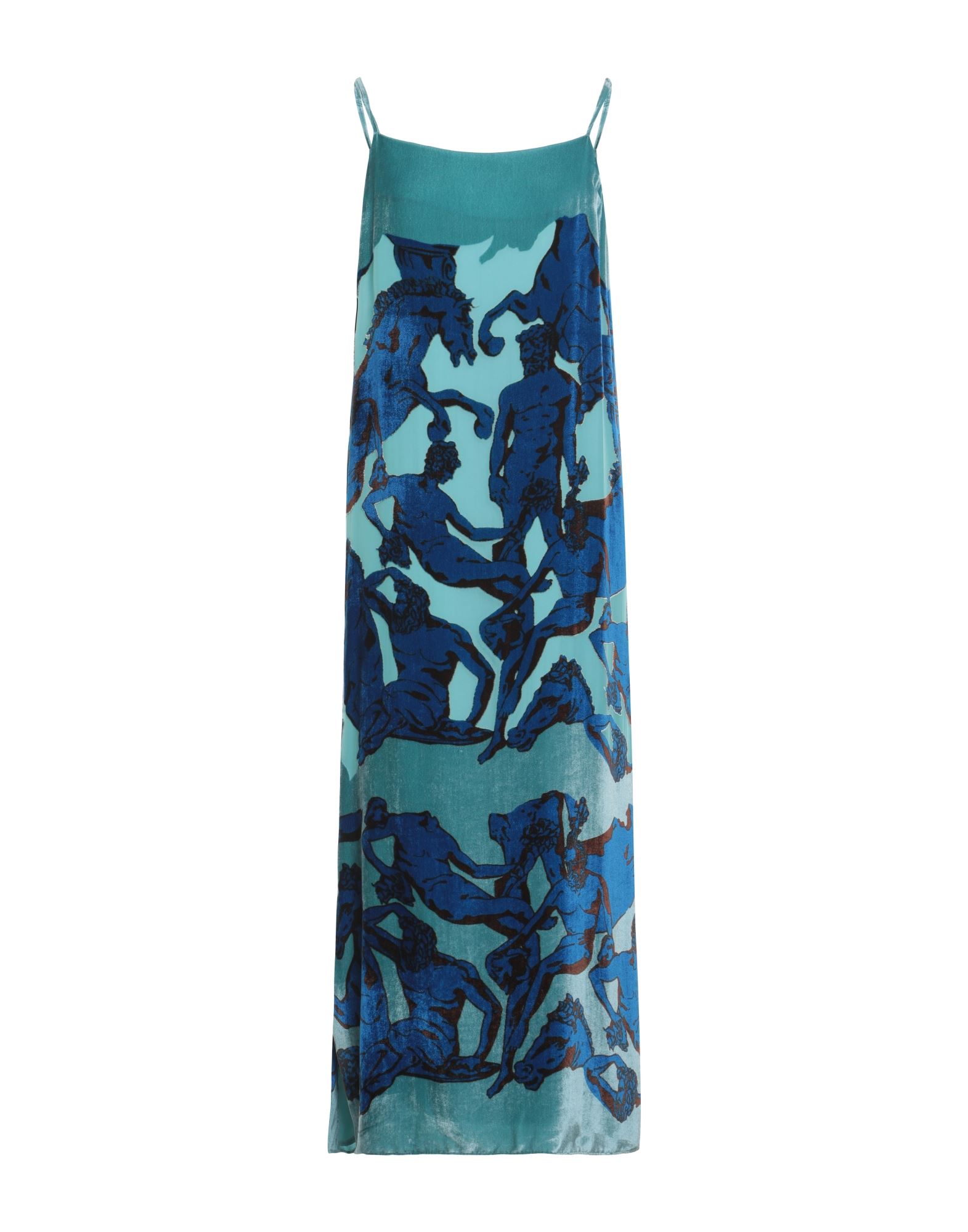 FERRAGAMO Maxi-kleid Damen Blau von FERRAGAMO