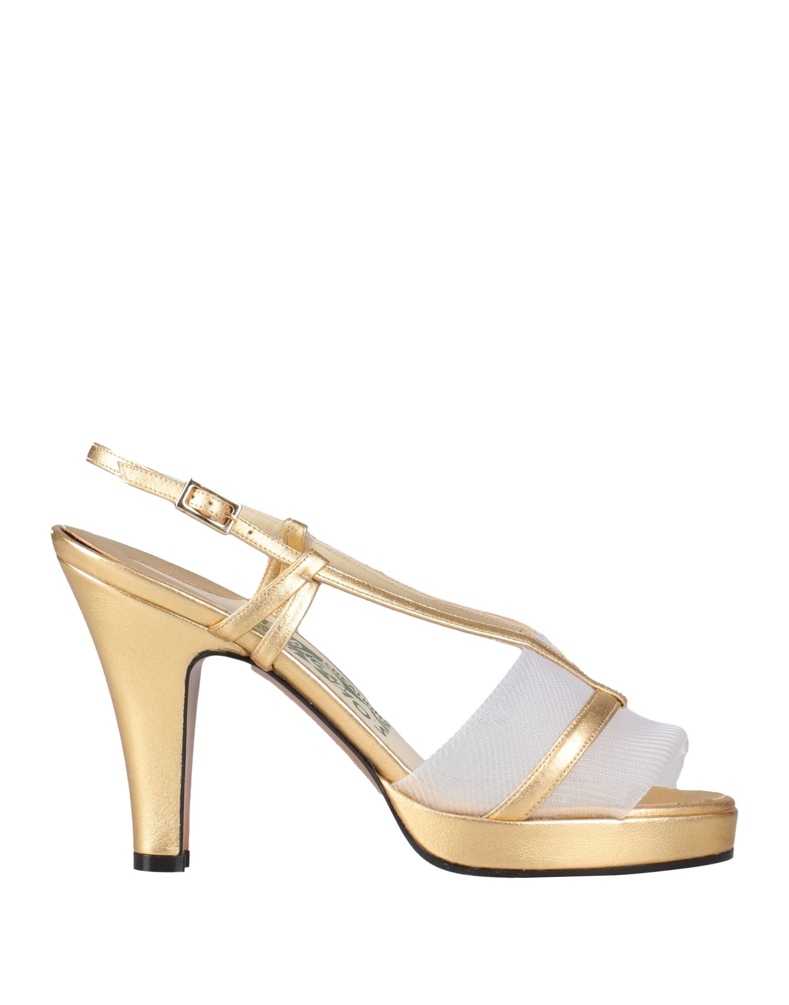 FERRAGAMO Sandale Damen Gold von FERRAGAMO