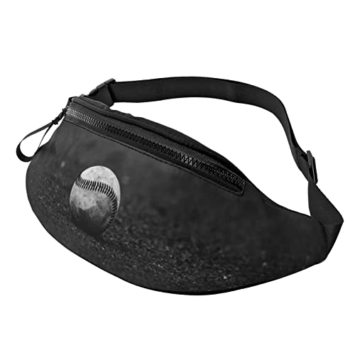 Bauchtasche mit Hirsch-Druck, für Outdoor-Sport, Freizeit, Sport, Hüfttasche für den Alltag, lässige Brusttasche für Männer und Frauen, Baseball-Druck, Einheitsgröße von FFEXS