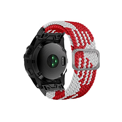 FFHAO Elastisches Smartwatch-Armband für Garmin Fenix 7 7X 6 6X Pro 5X 5 3HR 945 S60 S62 QuickFit Release Armband Nylon Armband 22 x 26 mm, 26mm For Fenix 7X 6X 5X, Achat von FFHAO