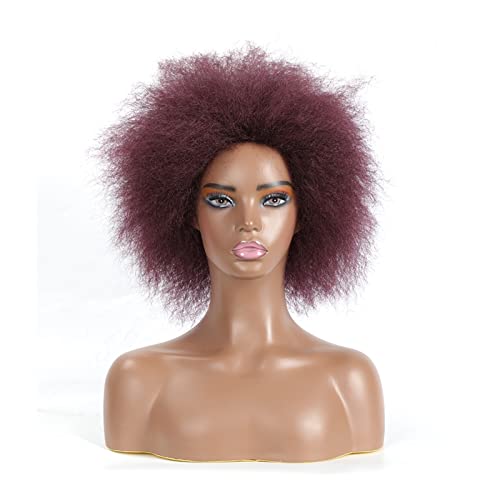 Damenperücken Haarersatz Perücken Perücke for Frauen, natürliche schwarze Farbe, kurze Perücke, Cosplay-Haar Perücke für Mode (Color : 03, Size : 6inches) von FFNUM