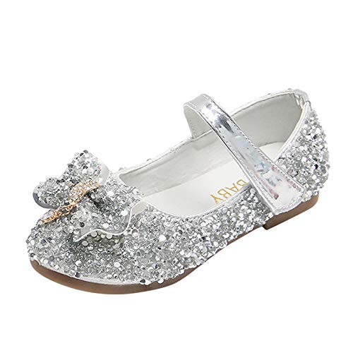 Crystal Prinzessin Schuhe Mädchen Party Schuhe Mary Jane Tanzschuhe rutschfest Ballerinas Taufe Baby Kleinkinderkind Sandalen Schuhe Glitzer Sandalen Kinder Sandalen Kristall Schuhe von FGUUTYM