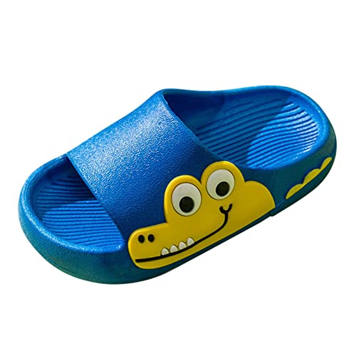 FGUUTYM Cute Dinosaurier Hausschuhe Für Mädchen Karikaturen Schlappen Baby rutschfest Badeschuhe Kinder Bequeme Badelatschen Mädchen Barfussschuhe Baby wasserdichte Duschschuhe Baby Strandschuhe von FGUUTYM