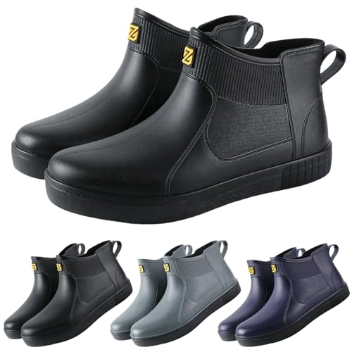 FGUUTYM Gummistiefel Herren Damen - Kurz Regenschuhe Garten Stiefel Ankle Rain Boots Arbeitsschuhe Regenstiefel Wasserdicht Schlupfstiefel Gummistiefeletten Berufsschuhe Stiefeletten Gartenschuhe FGUUTYM Gummistiefel Herren Damen - Kurz Regenschuhe Garten Stiefel Ankle Rain Boots Arbeitsschuhe Regenstiefel Wasserdicht Schlupfstiefel Gummistiefeletten Berufsschuhe Stiefeletten Gartenschuhe von FGUUTYM