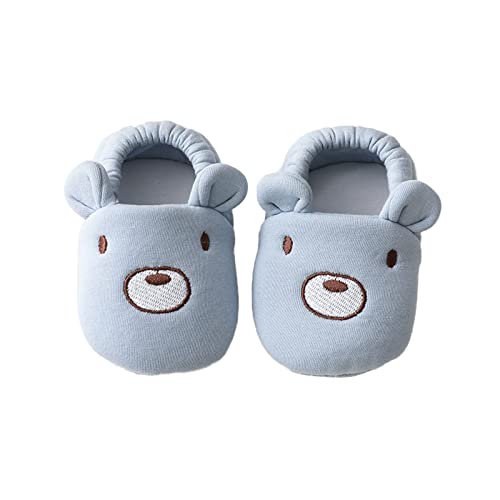 FGUUTYM Jungen Bodensocken Schuhe Lauflernschuhe Babys Weiche Sohle Weich und bequem Niedlich Prewalker Schuhe Kinder Barfußschuhe Atmungsaktiv rutschfest Winterschuhe Kinderschuhe 0-24 Monate von FGUUTYM