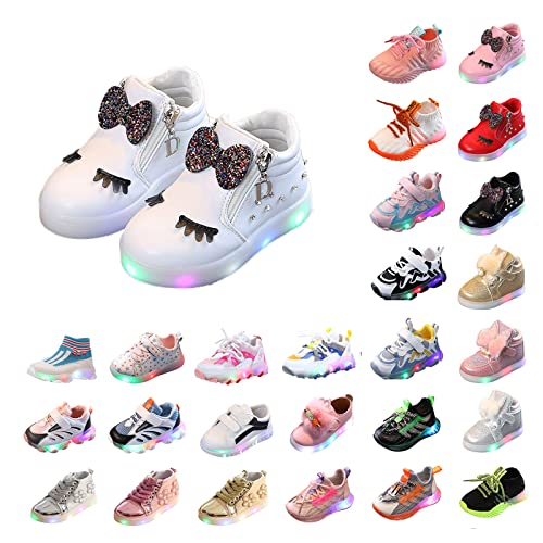 FGUUTYM Leuchtende Schuhe MäDchen Sportschuhe Laufsportschuhe Kinder Blink Schuhe Freizeitschuhe Mesh Atmungsaktiv Sneakers Joggingschuhe Outdoor Flache Schuhe Blinken Kinderschuhe Turnschuhe von FGUUTYM