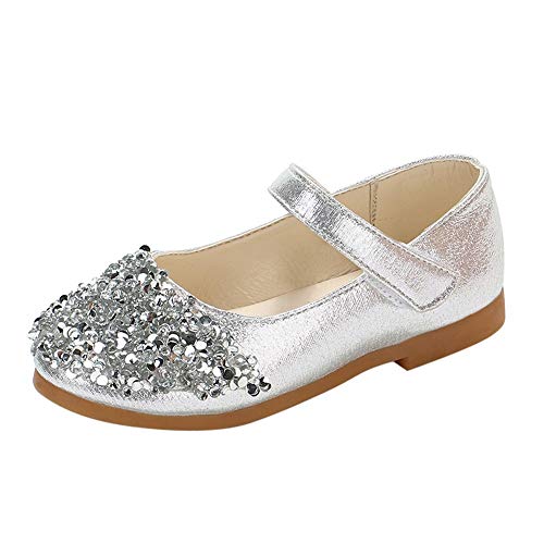 FGUUTYM Prinzessin Hochzeit Strassstein Performance Kleid Schuhe, Glitzer Sandalen Kinder Sandalen Prinzessin Schuhe Mädchen Kinder Partei Ballerina Festliche Schuhe Mädchen Ballerina Schuhe Mädchen von FGUUTYM