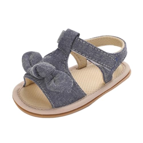 FGUUTYM Schläppchen Mädchen Sandalen Mädchen Barfussschuhe Kinder Offener Zeh Atmungsaktiv Gummisohle Kinderschuhe Strandschuhe Prinzessin Schmetterling Kleid Schuhe Rutschfeste Weichen Sohlen von FGUUTYM