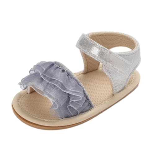 FGUUTYM Sommerschuhe Mädchen - Barfußschuhe Sandalen Kinder Prinzessinnenschuhe FüR Mädchen Krabbelschuhe Baby Kinder Flache Schuhe Open Toe Atmungsaktiv Babyschuhe Weiche Lauflernschuhe von FGUUTYM