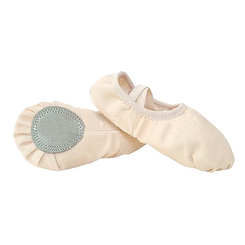 Gymnastikschuhe rutschfeste Weichen Sohlen Ballettschuhe Ballerinas Mädchen Geteilter Sohle Gymnastikschuhe für Kleinkind Gymnastik Yoga Schuhe rutschfest Kleinkindschuhe Kinder Tanzschuhe von FGUUTYM