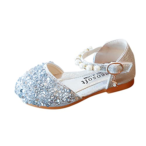 Prinzessin Schuhe Mädchen Strass Paillette Performance Tanzschuhe Crystal Schuhe Glitzer Sandalen Kinder Sandalen Kinder Partei Ballerina Hochzeitsschuhe Mädchen Ballettschuhe von FGUUTYM