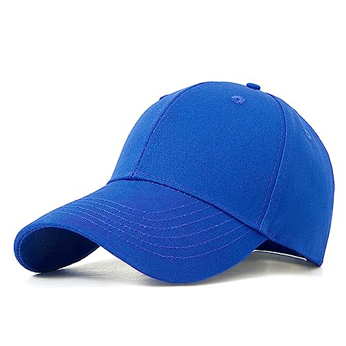 FIFTHAVE Basecap Herren & Damen,Unisex Baseball Cap Sommer Kappe Verstellbar Basecap Sonnenschutz Baseballkappen Sports Cap Baumwolle Baseballmütze Classic Outdoor Baseball Hüte,Blau gefärbt von FIFTHAVE