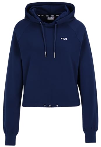 FILA Damen BAALBERGE Cropped Hoody, Medieval Blue, S von FILA