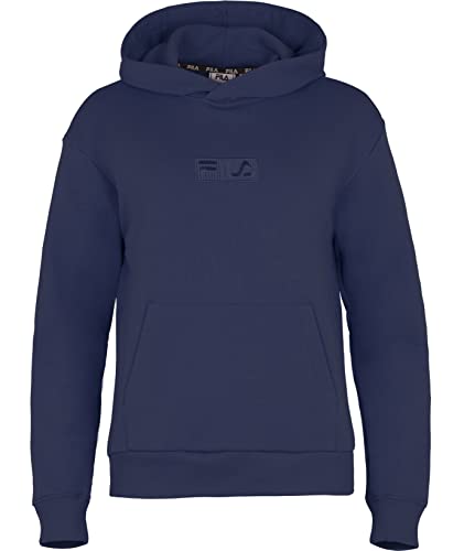 FILA Damen BAICOI Hoody Kapuzenpullover, Medieval Blue, S von FILA