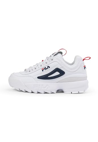 FILA Damen Disruptor CB wmn Sneaker, White Navy, 42 EU von FILA