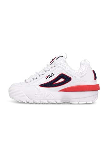 FILA Damen Disruptor Wmn Sneaker, White Navy, 39 EU von FILA