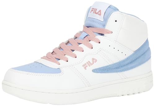 FILA Damen Noclaf Mid Wmn Sneaker, White-Kentucky Blue, 41 EU von FILA