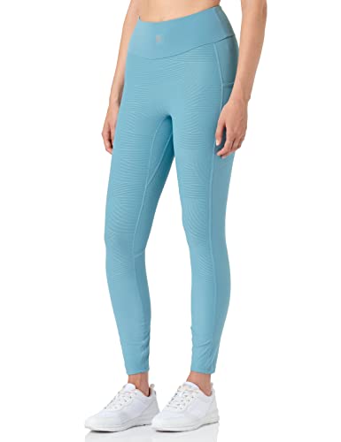 FILA Damen Rafaela high Waist 7/8 Tights Hose, Adriatic Blue, L von FILA